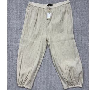 Gudrun Sjoden Women's Tan Pants Size XL NWT #64394